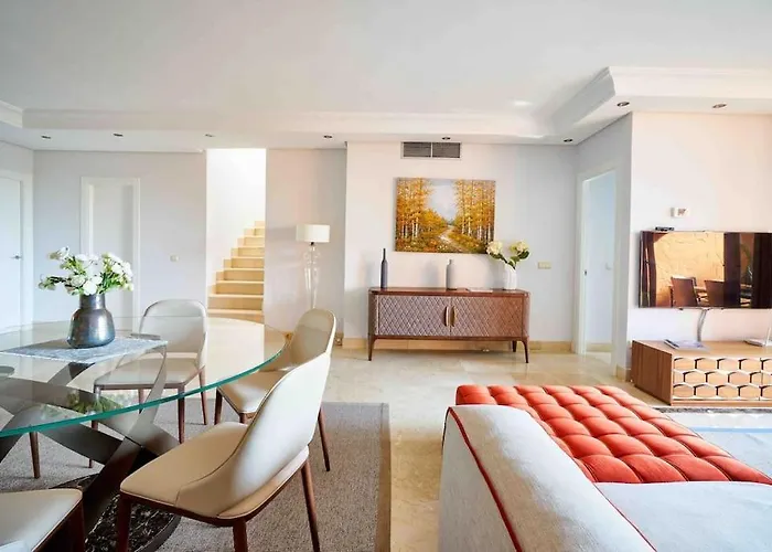 펜션 Luxury Duplex Penthouse By Puerto Banus 마르베야